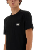 Dolce & Gabbana T -Shirt mit Logo Plaque