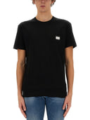 Dolce & Gabbana T -Shirt mit Logo Plaque