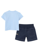 Karl Lagerfeld T Shirt Set With Bermuda Shorts