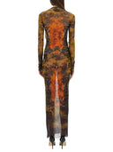 Jean Paul Gaultier "MÉdaillon "langes Kleid
