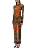 Jean Paul Gaultier "MÉdaillon "langes Kleid