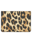 Ganni Card Holder With Animal Motif