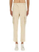 Pantalones de carga de algodón de Balmain