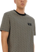Balmain Monogrammed Jacquard T Shirt