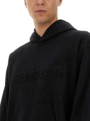 Sudadera Helmut Lang con logotipo en relieve