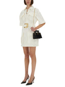 Balmain Cotton Gabardine Korte jurk