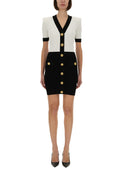 Balmain Two Tone "Bodycon" -jurk