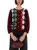 Ganni Jacquard Cashmere Cardigan
