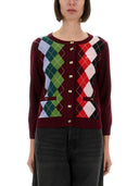 Ganni Jacquard Cashmere Cardigan