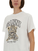Ganni "Leopard" T Shirt