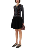 Cardigan de lana Ganni Jacquard