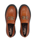 Hogan Sandals Leather Brown