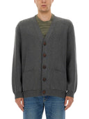 Golden Goose Logo Revers Cardigan