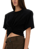 Magda Butrym geknotetes T-Shirt