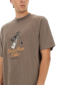 Drôle De Monsieur Grand Hotel Print T Shirt