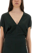 Victoria Beckham Blouson Midi Dress