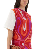 Pucci t -shirt med "Iris" -print