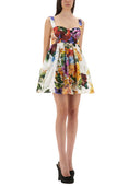 Dolce & Gabbana Bouquet Print Popelkleid