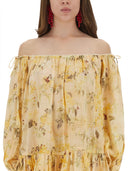 Zimmermann Vestido Corto "Cascadiano"