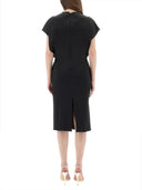 Stella Mc Cartney Midi Dress With Wing Sleeves