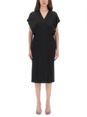 Stella Mc Cartney Midi Dress With Wing Sleeves