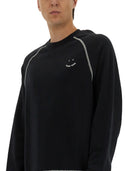 PS von Paul Smith Sweatshirt mit Stickerei PS Happy