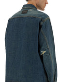 Camisa de uniforme de mezclilla de Helmut Lang