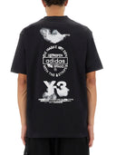 Y 3 t -skjorte med utskrift