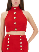 Balmain Wool Crop Top