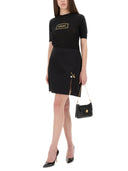 Versace -logo gebreide t -shirt