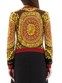 Versace Baroque Silk Knit Cardigan