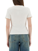 Tory Burch Ribbed Cotton T -shirt