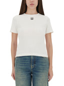 Tory Burch Ribbed Cotton T -shirt