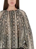 Michael By Michael Kors Animal Print Blouse