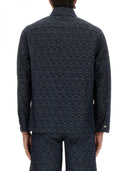 Fendi ff Jacquard Denim Shirt