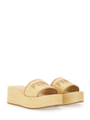 Fendi "Fendi Sunshine" Flatform Slide Sandal