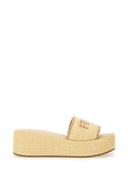 Fendi "Fendi Sunshine" flatform dia sandaal