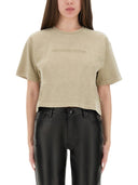 Michael By Michael Kors Embossed Logo T Shirt