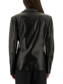 Chaqueta de cuero Tom Ford con solapas