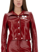 Courreges de chaqueta de vinilo "reedición"