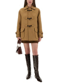 Jupe en velours en jean moschino