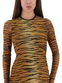 Moschino Jeans Abito a maglie di stampa animale