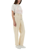Moschino T -shirt med broderi