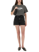 Moschino -Jeans schnappte T -Shirt mit Logo