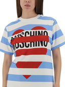 Moschino Jeans Tirt مع شعار