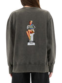 Moschino jeans sweatshirt med logo