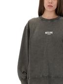 Moschino jeans sweatshirt med logo