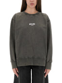 Moschino jeans sweatshirt med logo