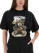 Moschino T -shirt med "Teddy" -print
