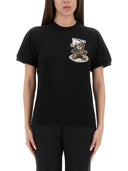 Moschino T -shirt med "Teddy" -print